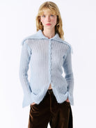 Mabel Cardigan - Light Blue — view 2