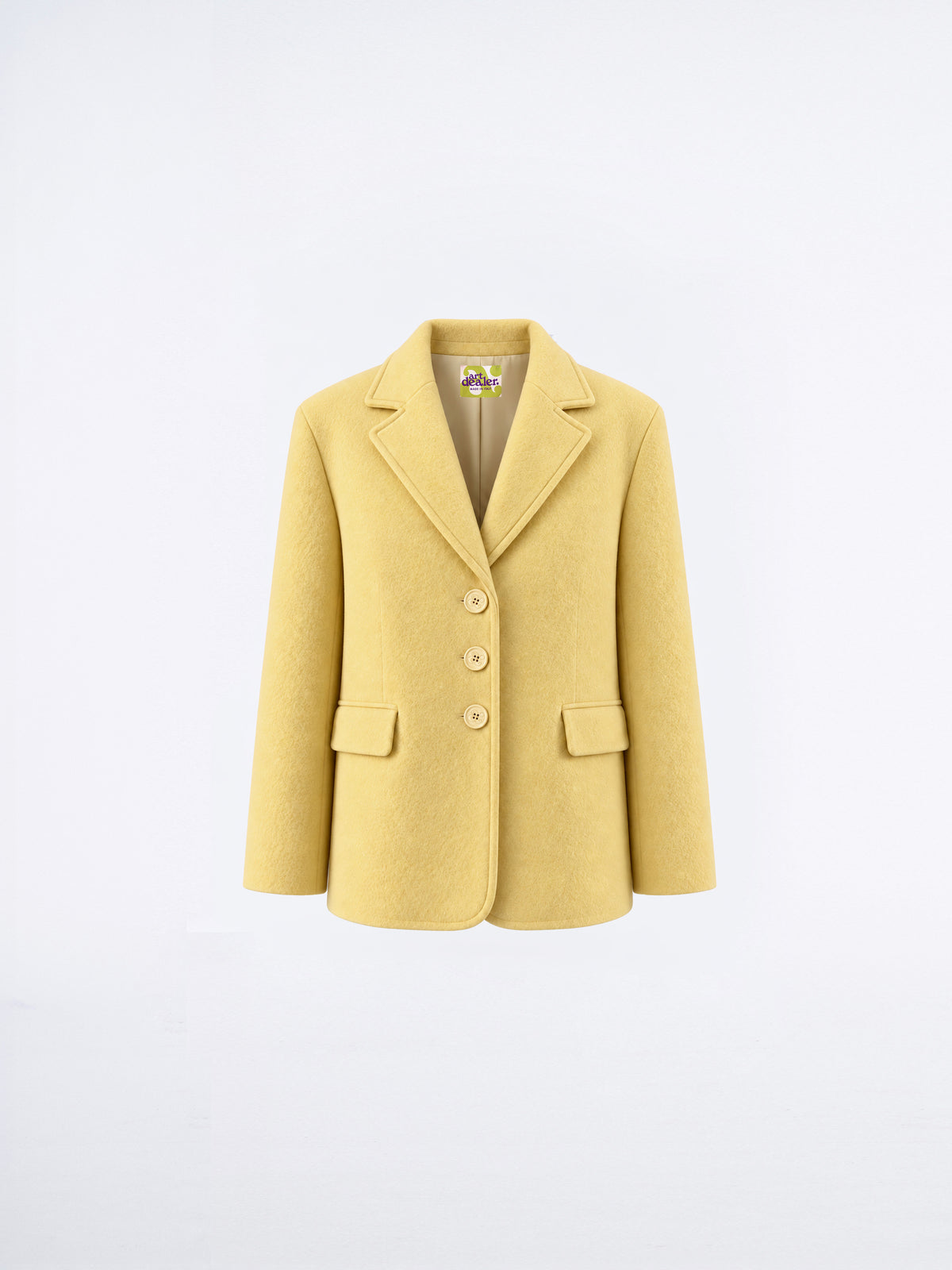 Daria Jacket - Yellow — still life