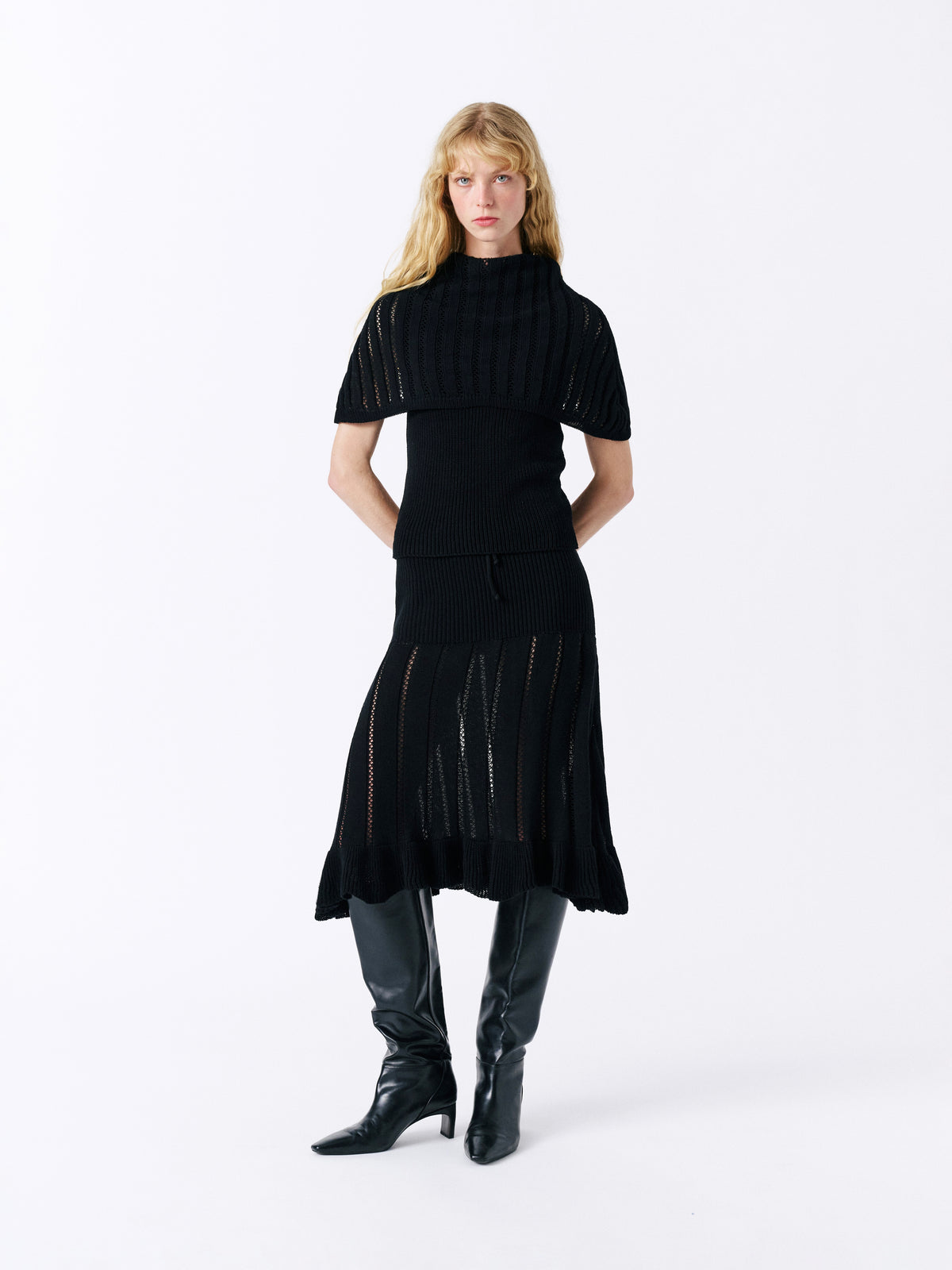 Bruschetta Skirt Black – image 3 of 8