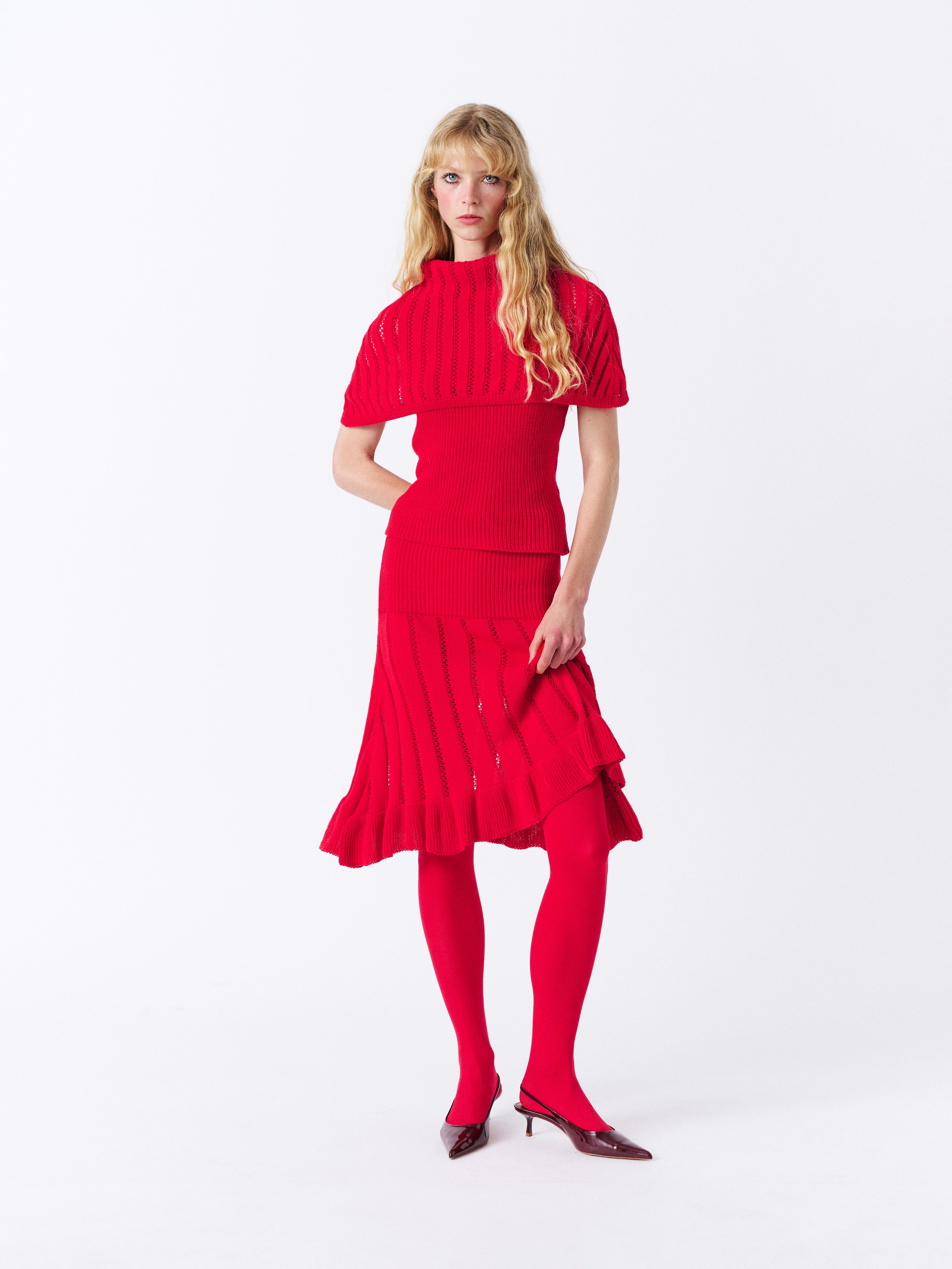 Bruschetta Skirt Red – image 4 of 9