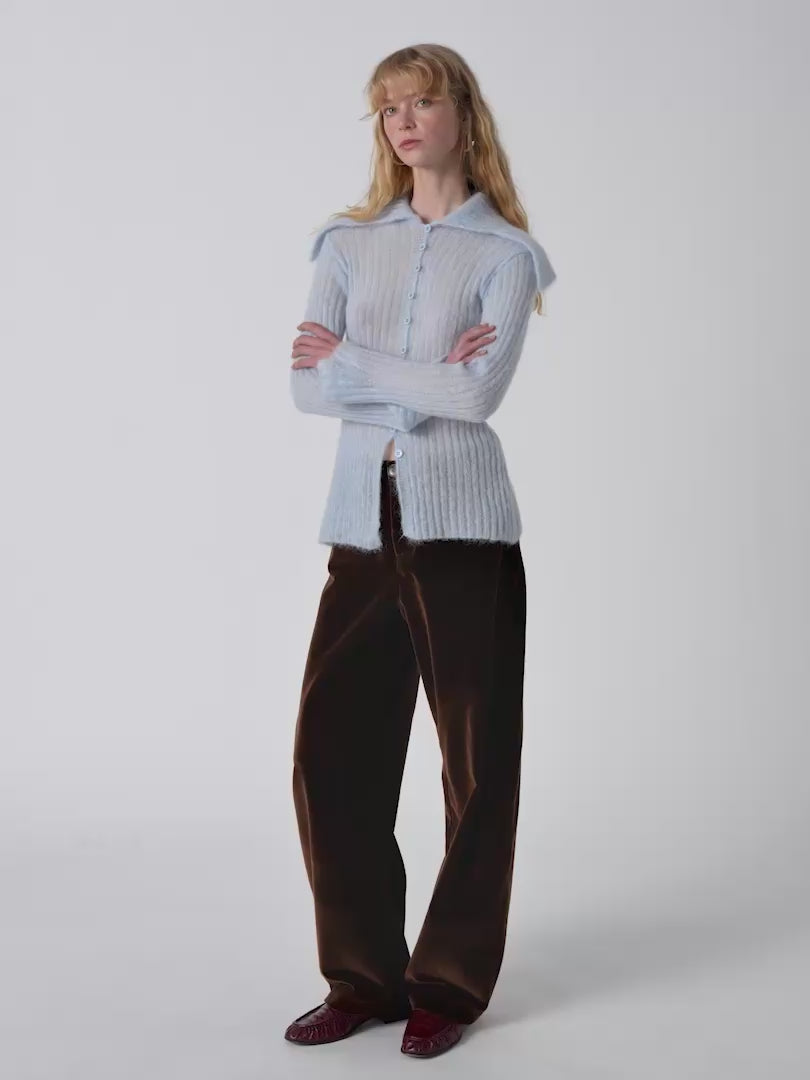 Mabel Cardigan - Light Blue — video